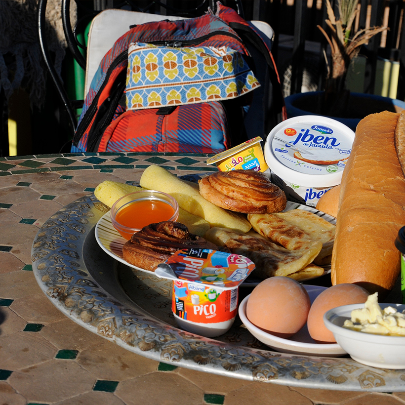 Morning/Noon: Breakfast at the hostel